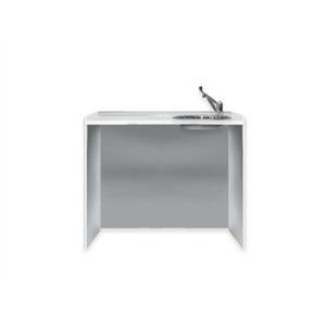 PIANO DI LAVORO 106 cm - lavello a destra