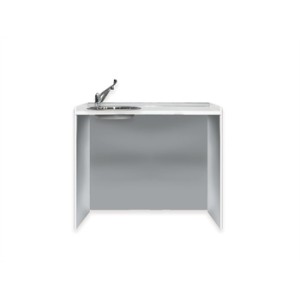 PIANO DI LAVORO 106 cm - lavello a sinistra