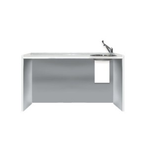 PIANO DI LAVORO 156 cm - lavello a destra