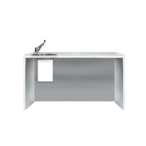 PIANO DI LAVORO 156 cm - lavello a sinistra