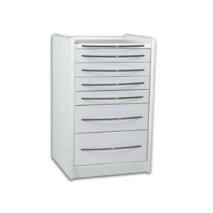 CASSETTIERA MOBILE GE419 6 cassetti 49 cm - bianca