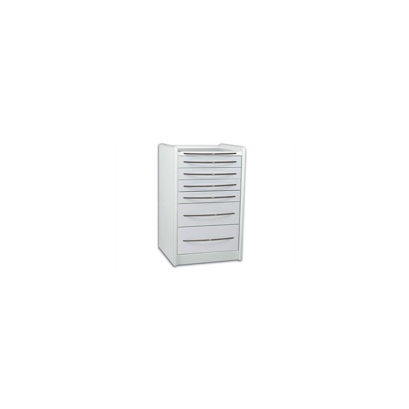 CASSETTIERA MOBILE GE419 6 cassetti 49 cm - bianca