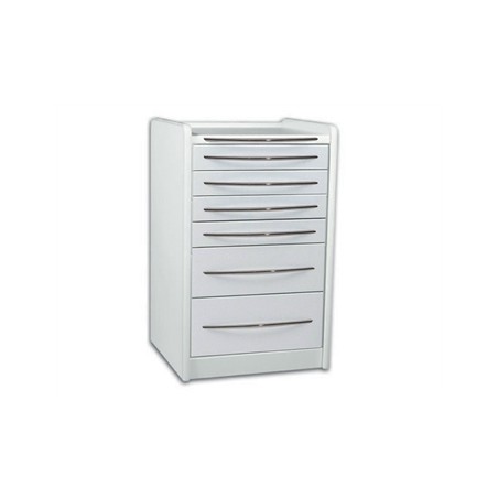 CASSETTIERA MOBILE GE419 6 cassetti 49 cm - bianca