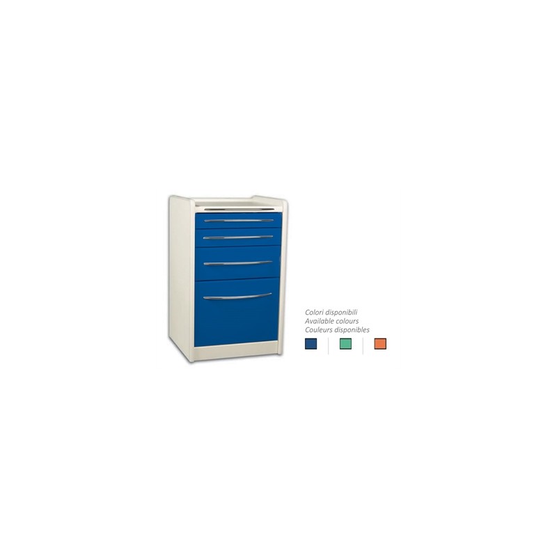 CASSETTIERA MOBILE GE414 4 cassetti 49 cm - colore a scelta