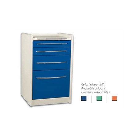 CASSETTIERA MOBILE GE414 4 cassetti 49 cm - colore a scelta