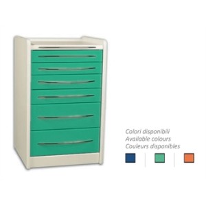 CASSETTIERA MOBILE GE419 6 cassetti 49 cm - colore a scelta