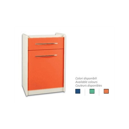 CASSETTIERA MOBILE GE4LP sotto lavello 49 cm - colore a scelta