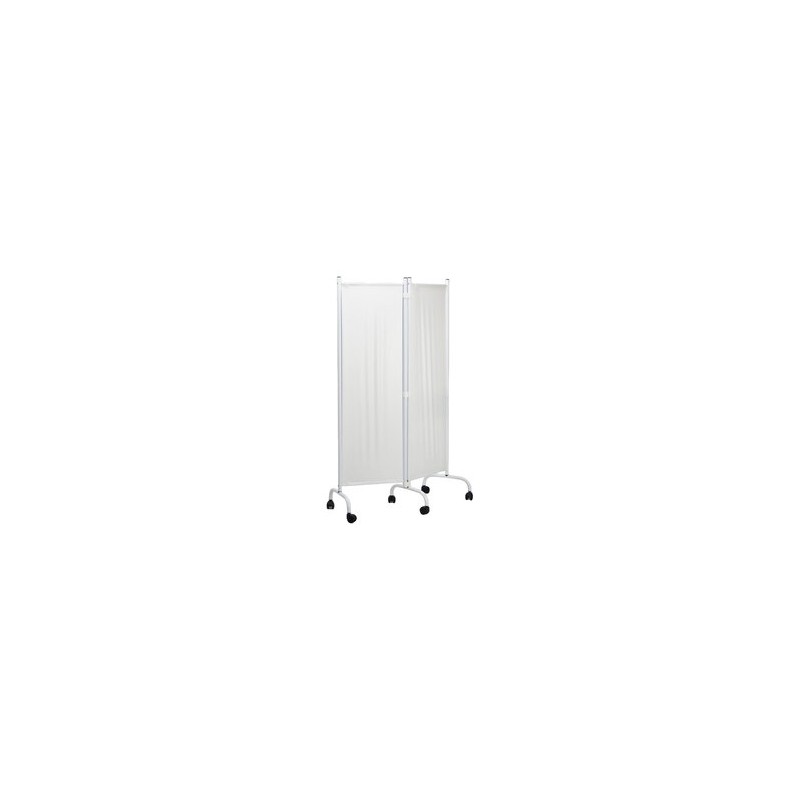 PARAVENTO a 2 ANTE - bianco plastica