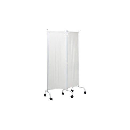 PARAVENTO a 2 ANTE - bianco plastica