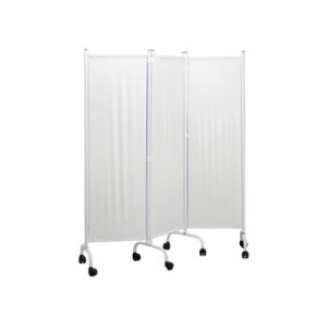 PARAVENTO a 3 ANTE - bianco plastica