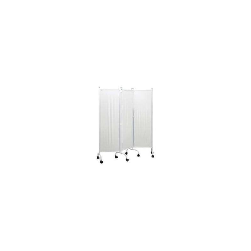 PARAVENTO a 3 ANTE - bianco plastica