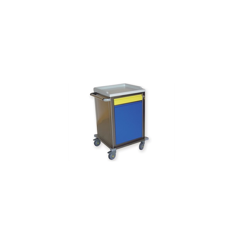 CARRELLO MODULARE INOX - 1+1 cassetti