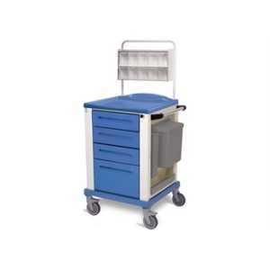 CARRELLO MEDICAZIONE - piccolo - blu