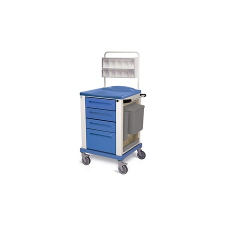 CARRELLO MEDICAZIONE - piccolo - blu