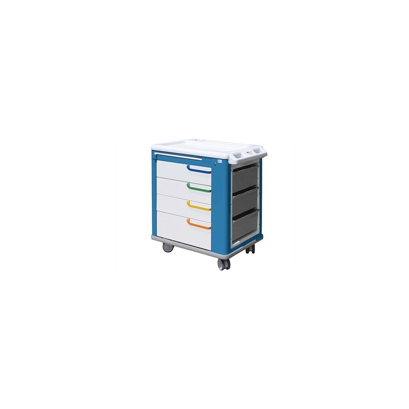 CARRELLO MULTIFUNZIONALE - standard - bianco/blu