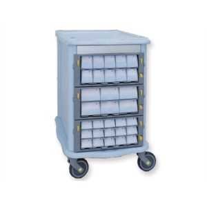 CARRELLO DOUBLE FACE FARMACIA - 62 cassetti