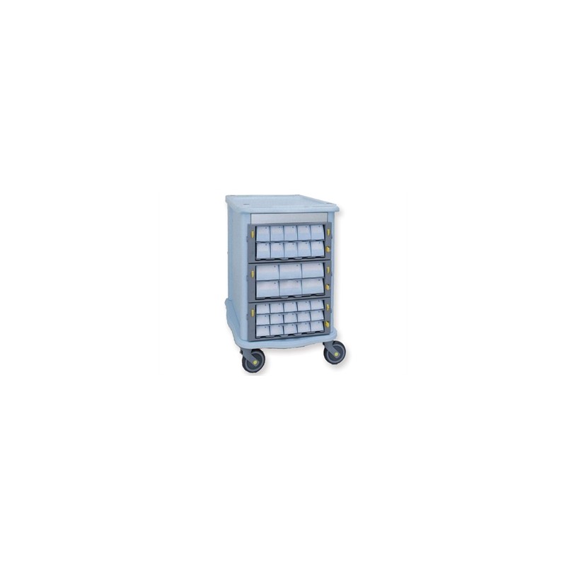 CARRELLO DOUBLE FACE FARMACIA - 62 cassetti