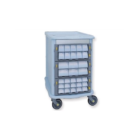 CARRELLO DOUBLE FACE FARMACIA - 62 cassetti