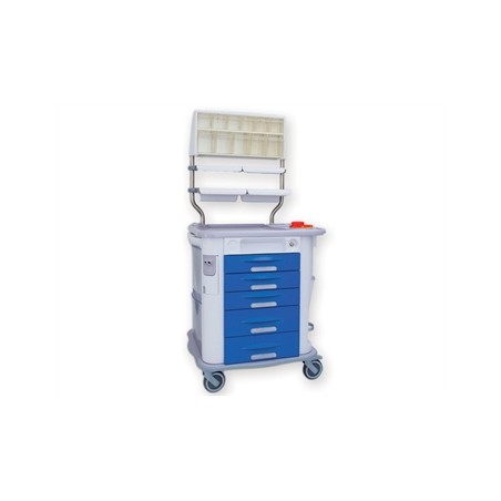 CARRELLO AURION MEDICAZIONE - blu