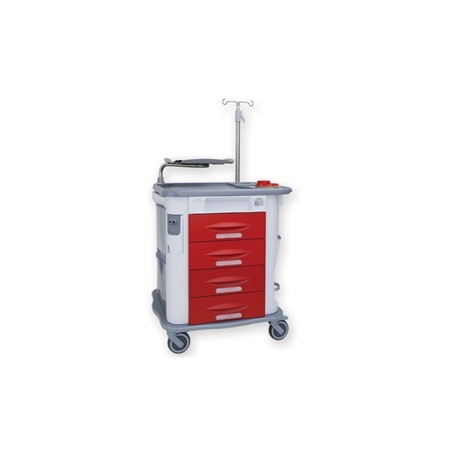 CARRELLO AURION EMERGENZA - rosso