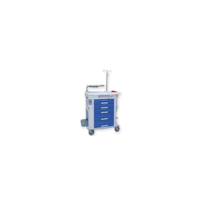 CARRELLO AURION EMERGENZA - blu