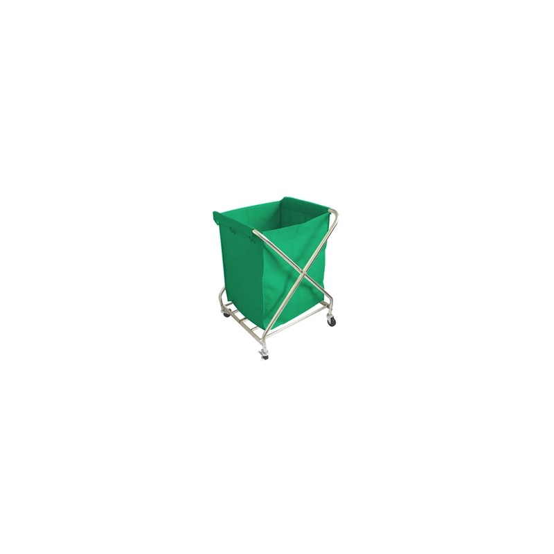 CARRELLO BIANCHERIA SPORCA - acciaio inox AISI 202