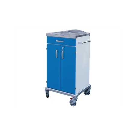 CARRELLO BIANCHERIA PULITA 2 ANTE+CASSETTO - piccolo