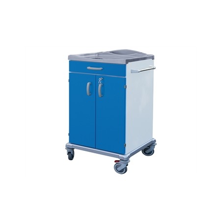 CARRELLO BIANCHERIA PULITA 2 ANTE+CASSETTO - medio