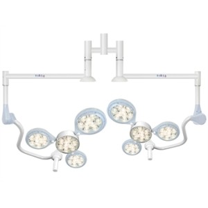 LAMPADA LED QUATTROLUCI - a soffitto - doppia