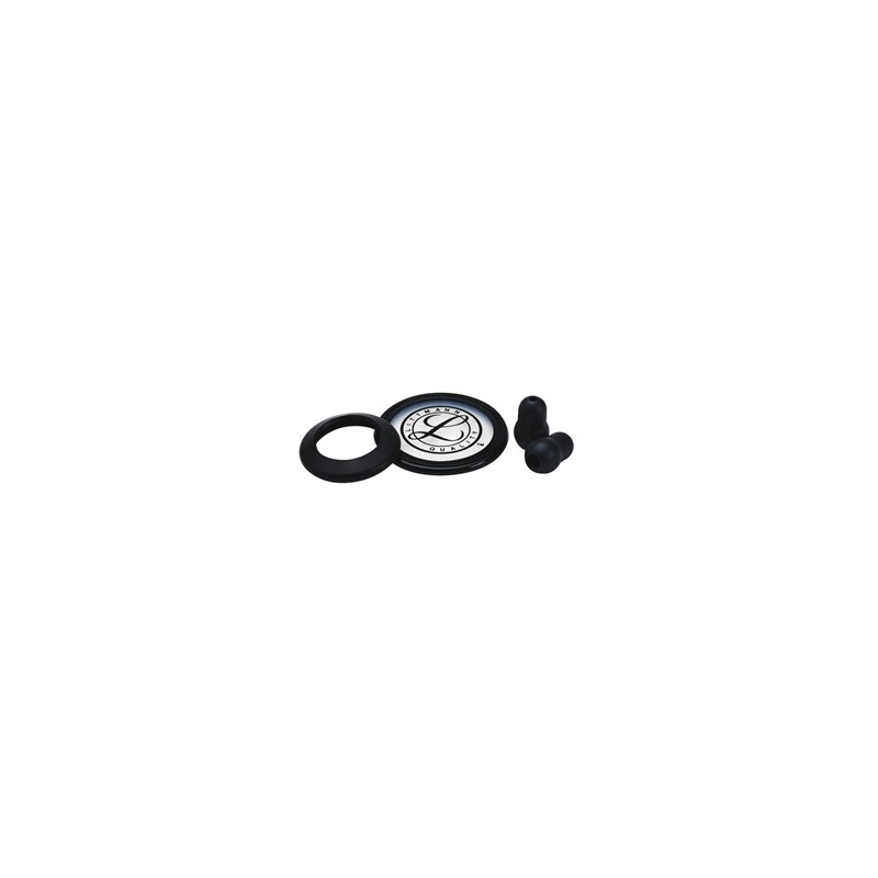 KIT LITTMANN 40005: membrana+anello+anello campana+olive per Classic II-nero