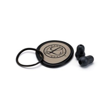 KIT LITTMANN 40020: membrana+anello+anello campana+olive per Lightweight-nero