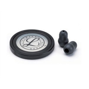 KIT LITTMANN 40011: membrana+anello+olive per Master Cardiology-nero