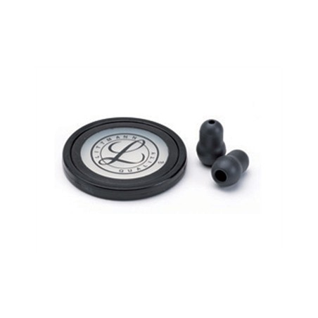 KIT LITTMANN 40011: membrana+anello+olive per Master Cardiology-nero