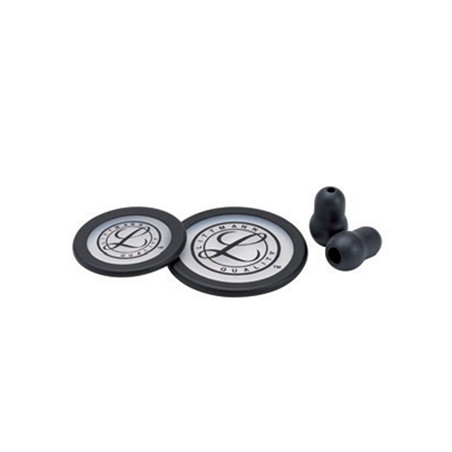 KIT LITTMANN 40016: 2 membrane+anello+olive per Classic III, Cardiology IV-nero