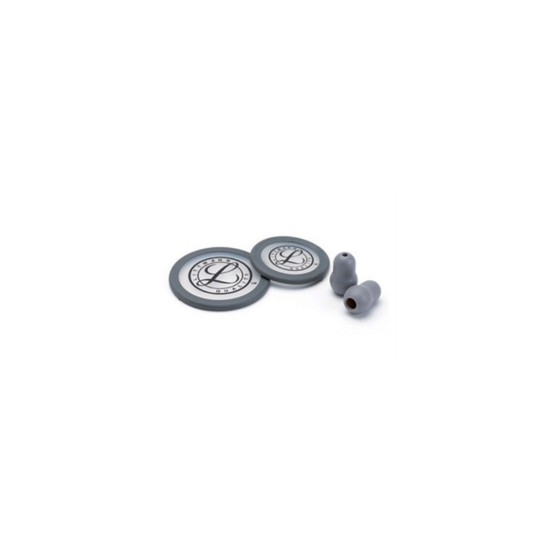 KIT LITTMANN 40017: 2 membrane+anello+olive per Classic III, Cardiology IV-grigio