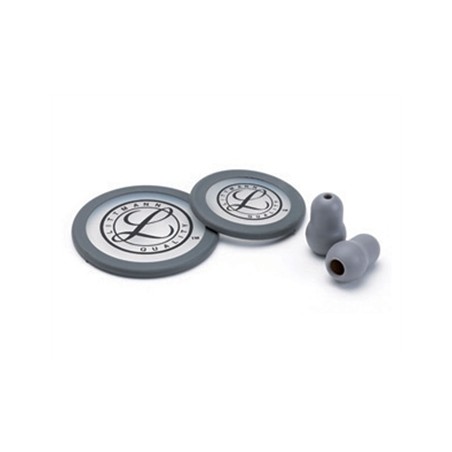 KIT LITTMANN 40017: 2 membrane+anello+olive per Classic III, Cardiology IV-grigio