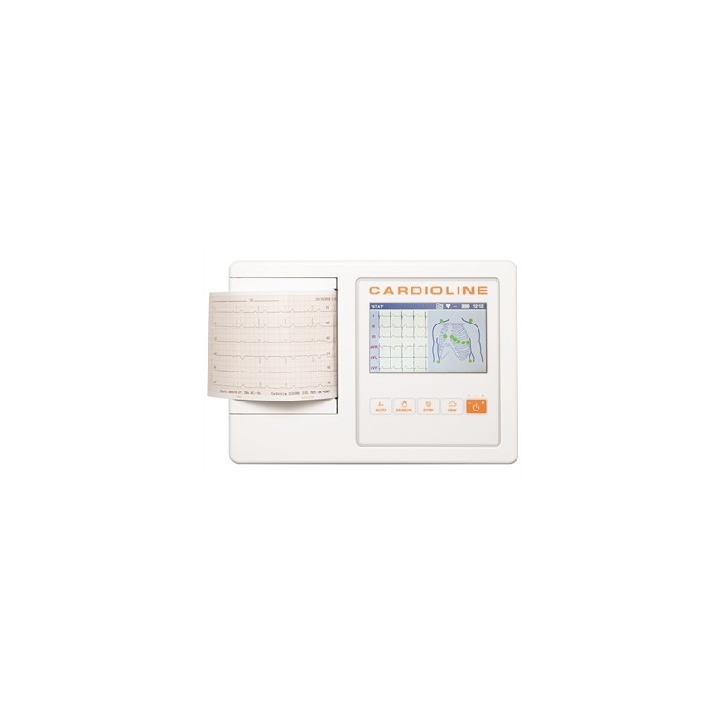 CARDIOLINE ECG100L BASIC - schermo a colori touch da 5"