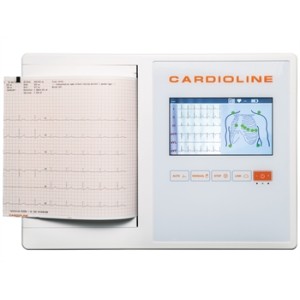 CARDIOLINE ECG200L FULL (Glasgow + EasyApp) - schermo a colori touch da 7"