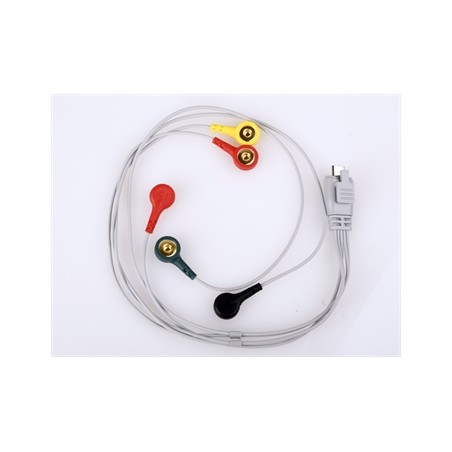 CAVO DERIVAZIONI ECG - 5 elettrodi a bottone - optional per 54300