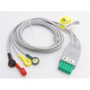 CAVO ECG 4 DERIVAZIONI per 54400 - ricambio - richiede cavo di collegamento 54407