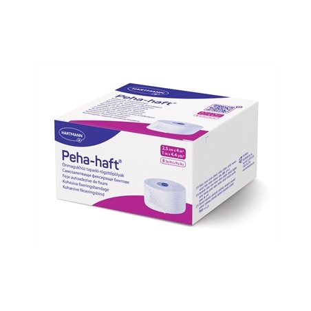 PEHA-HAFT 30037 BENDA ELASTICA COESIVA 4 m x 2,5 cm - latex free