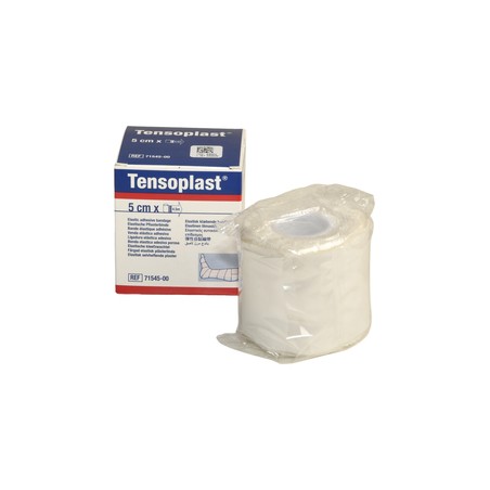 BENDA ELASTICA ADESIVA TENSOPLAST 4,5 m x 5 cm