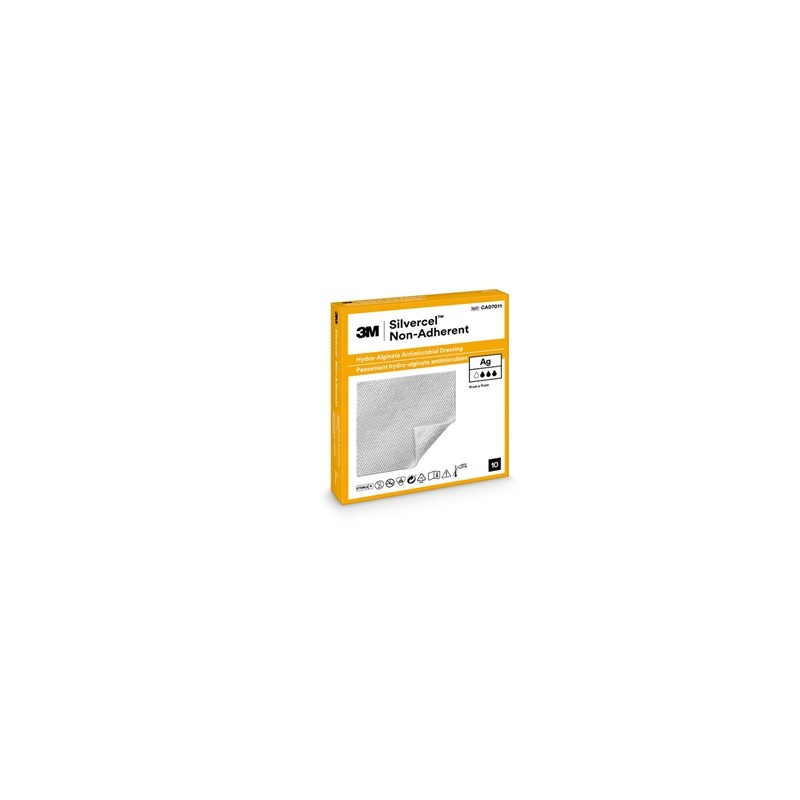 SILVERCEL 3M MEDICAZIONE ANTIMICROBICA NON ADERENTE IN IDROALGINATO CON ARGENTO 11x11 cm