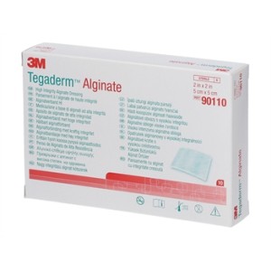 TEGADERM ALGINATE 3M - MEDICAZIONE IN ALGINATO DI CALCIO AD ALTA INTEGRITÀ 5x5 cm