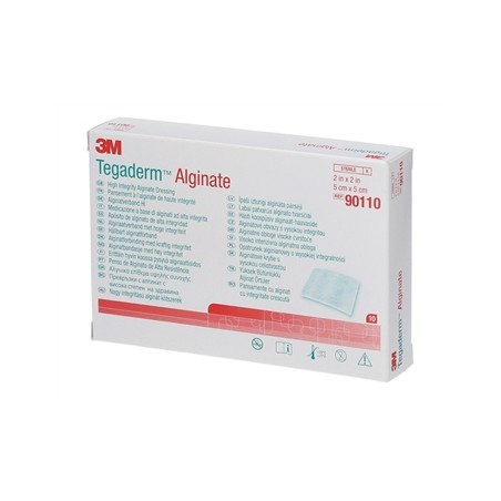 TEGADERM ALGINATE 3M - MEDICAZIONE IN ALGINATO DI CALCIO AD ALTA INTEGRITÀ 5x5 cm