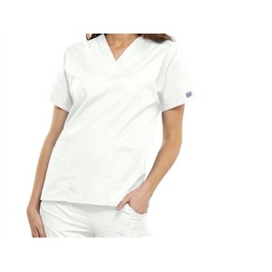 CASACCA SCOLLO A V CHEROKEE ORIGINALS - donna M - bianco