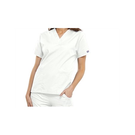 CASACCA SCOLLO A V CHEROKEE ORIGINALS - donna M - bianco