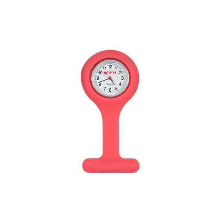 OROLOGIO PER INFERMIERI - rotondo - rosso