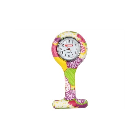 OROLOGIO PER INFERMIERI - rotondo - fantasia colori