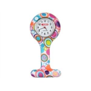 OROLOGIO PER INFERMIERI - rotondo - fantasia bolle
